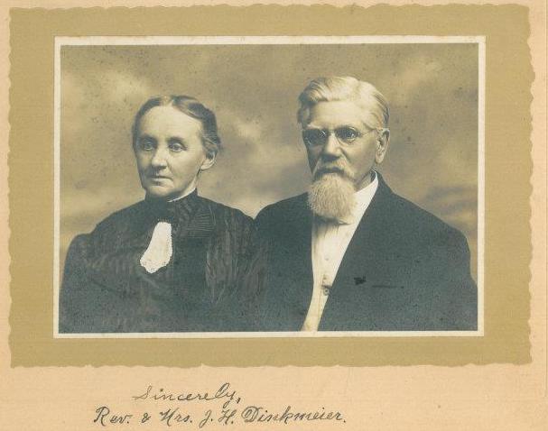 Reverend and Mrs. J.H. Dinkmeier