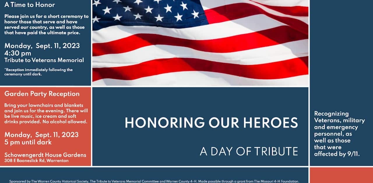 Honoring our Heroes event promotion