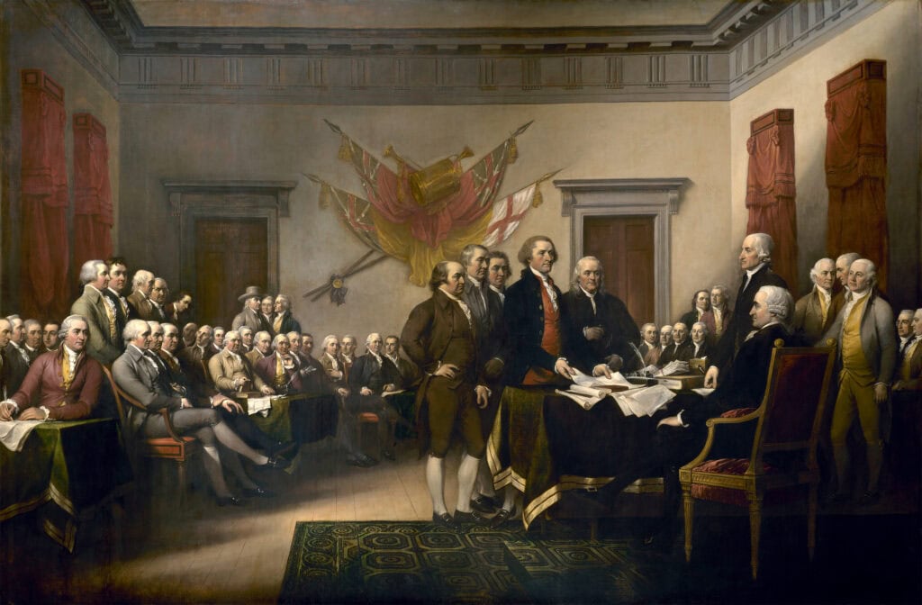 John Trumbull's The Signing of the Declaration of Independence